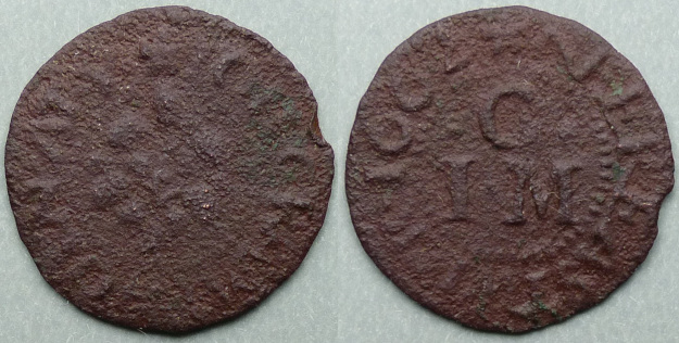 Eastwick, Joh Cramphorn 1662 farthing token